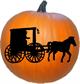 Happy Thanksgiving Horse & Wagon