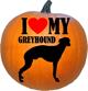 I Love My Greyhound Silhouette